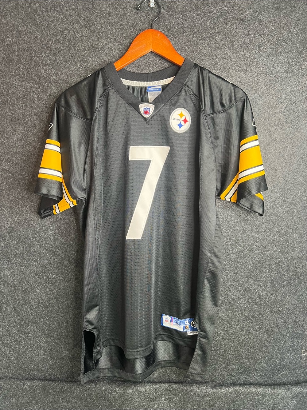 Y2K Pittsburgh Steelers Ben Roethlisberger Jersey Boys Youth Size XL NFL Reebok